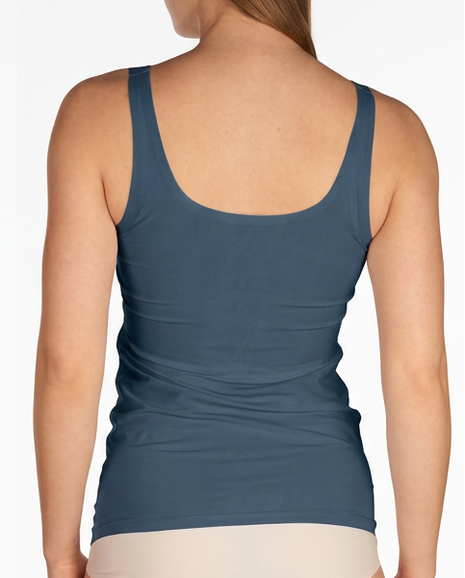 Ten Cate topje secrets singlet 2-way smokey teal dames - afbeelding 2