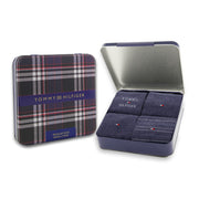Tommy Hilfiger chaussettes 4 paires en étain coffret cadeau chaussette jean bleu